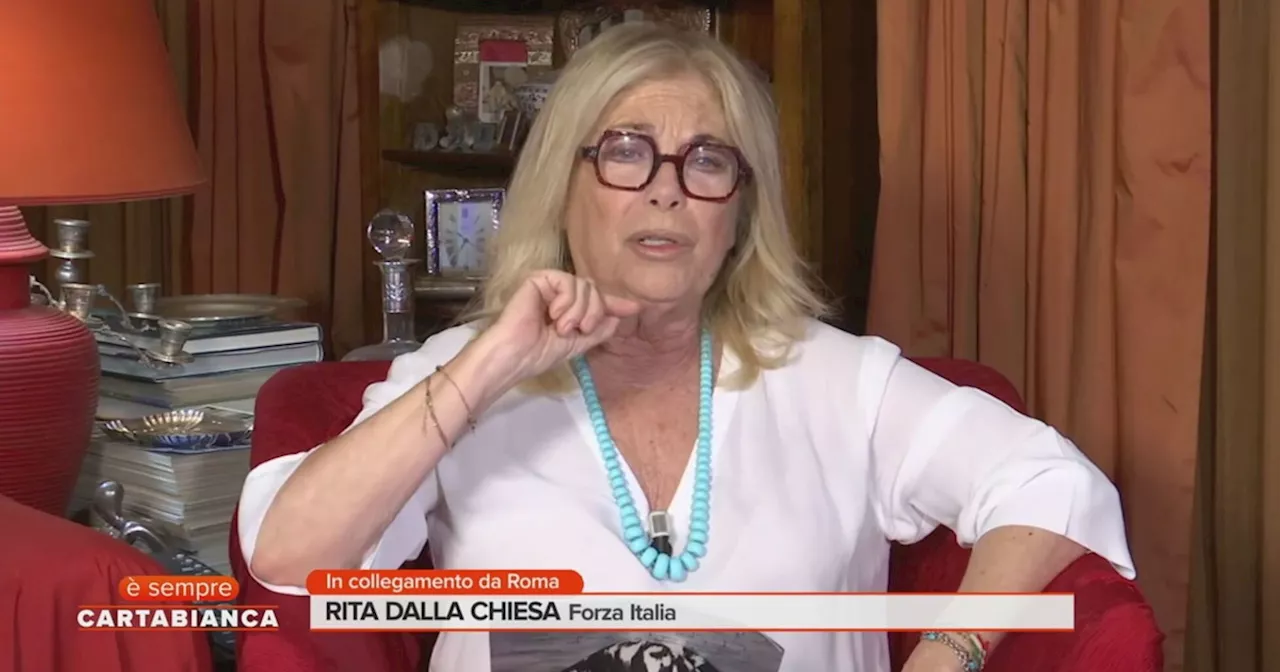 Rita Dalla Chiesa spiana la sinistra dalla Berlinguer: "Pene più severe? Ce lo chiede la gente"