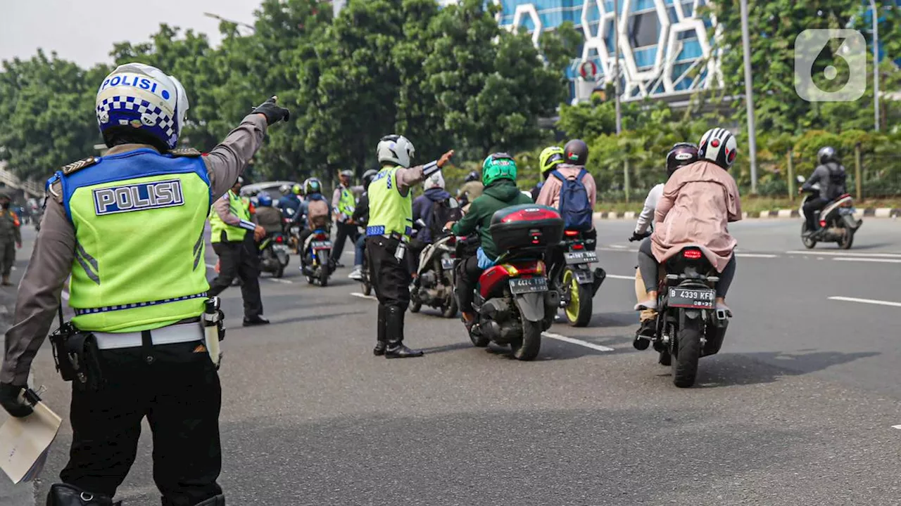 194 Kendaraan Terjaring Operasi Zebra Jaya, Terbanyak Pelanggaran Helm SNI dan Lawan Arus