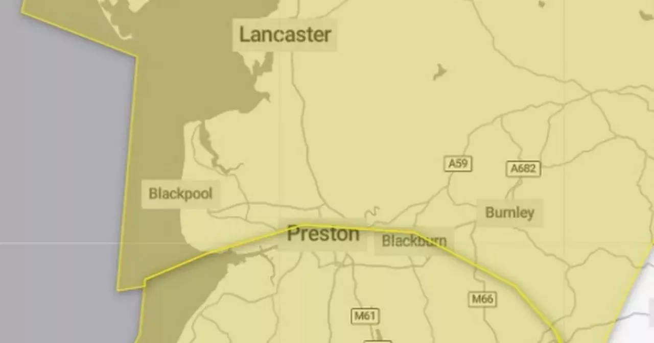 Met Office extends Lancs warning and issues another as 'thunderstorms possible'