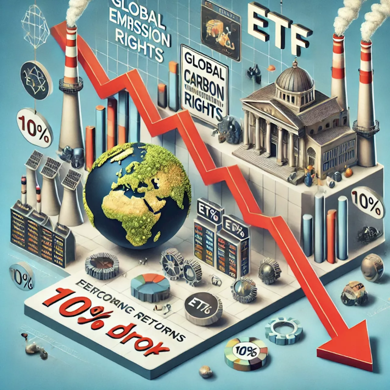 비실비실한 탄소배출권 ETF…올해 들어 10%대 하락