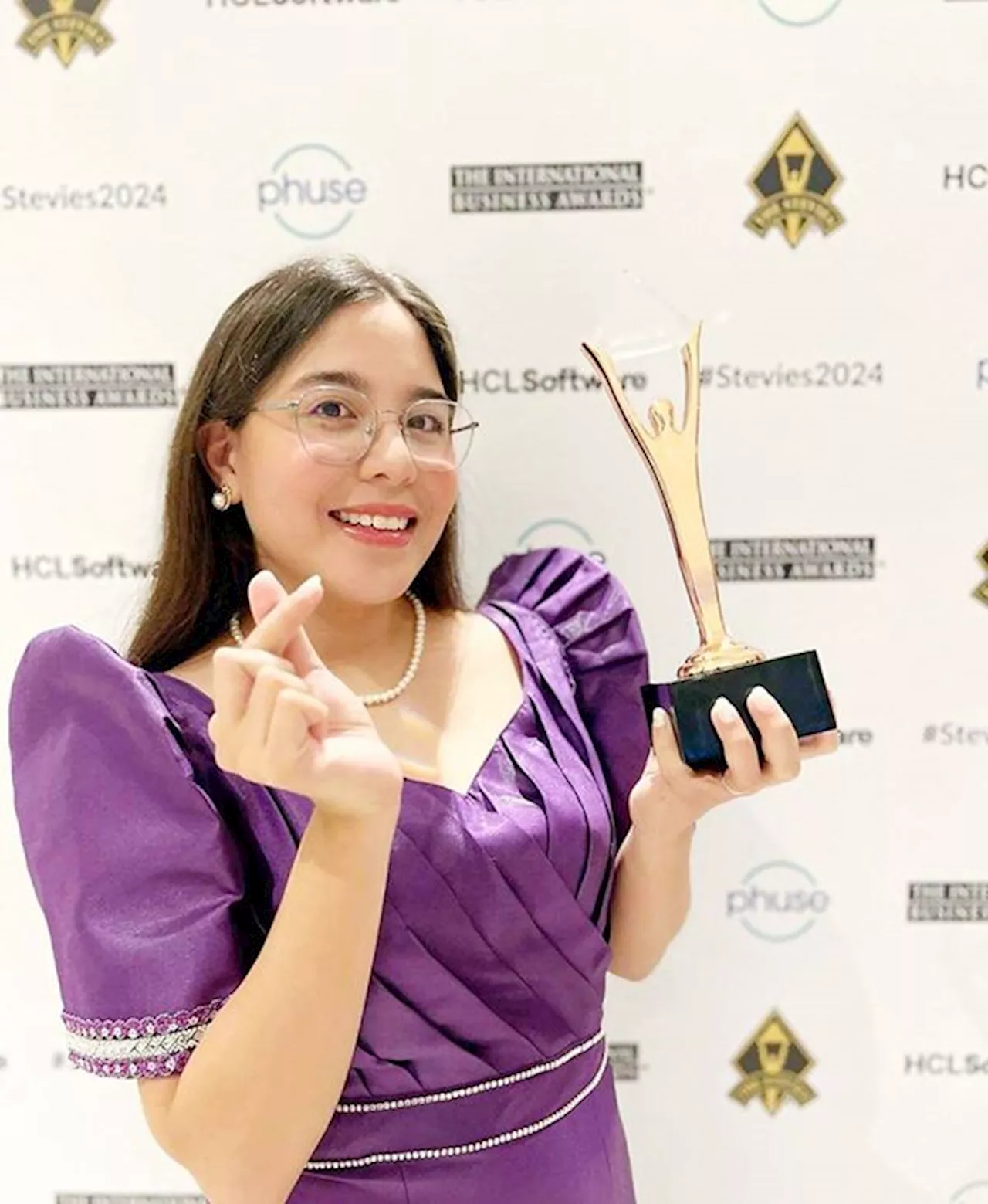 Lady La Union governor feted at Stevie Awards