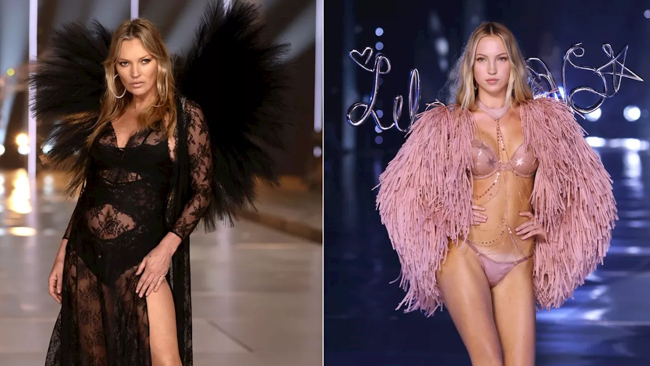 Kate Moss and Lila Moss Make Their 2024 Victoria's Secret Fashion Show Debuts Together