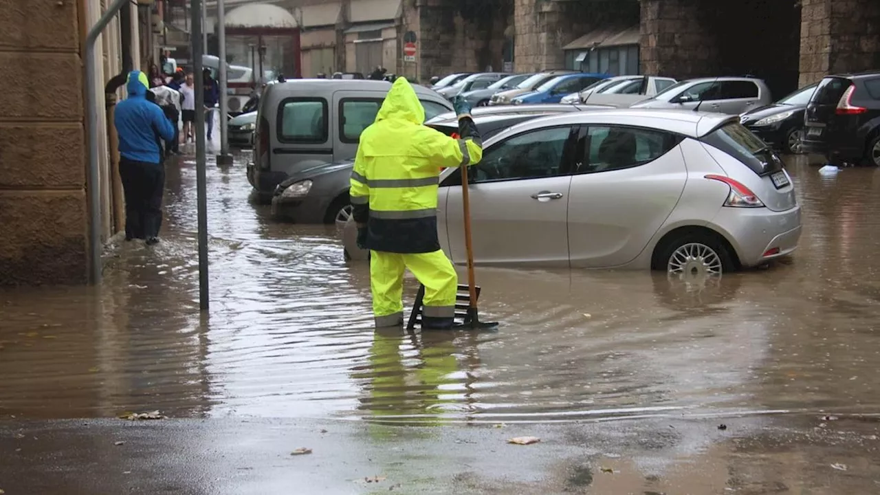 Maltempo in Liguria, allerta rossa a Celle Ligure