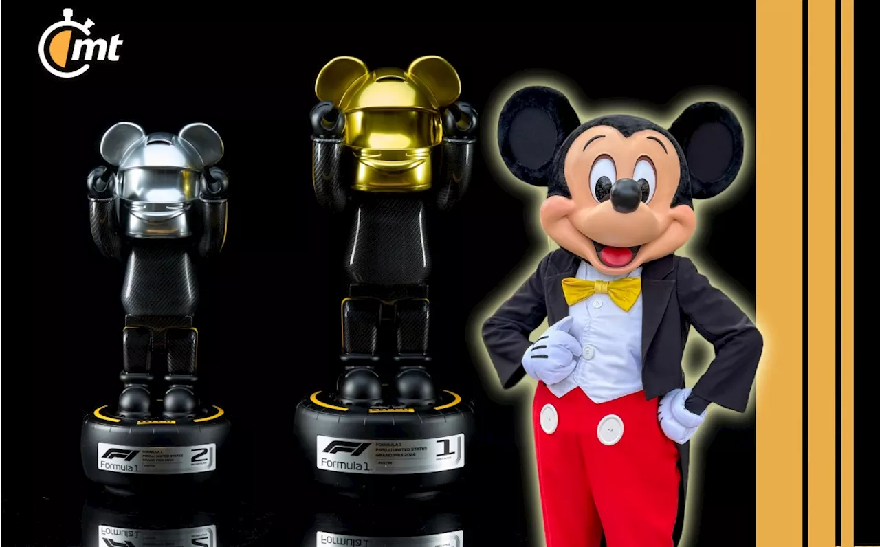 ¿Un Mickey Mouse? Trofeos del GP de Estados Unidos de la F1 generan polémica