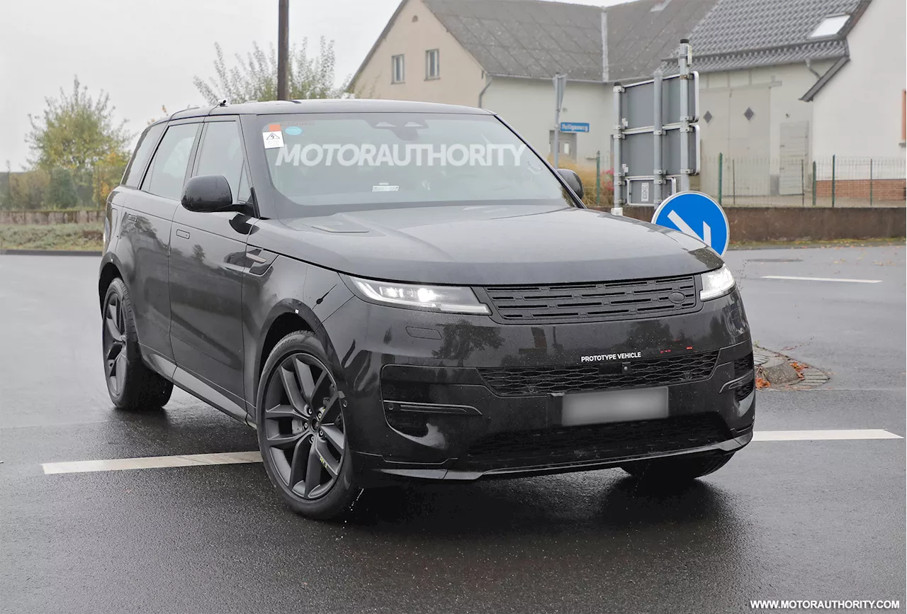 2026 Range Rover Sport Electric spied with almost zero camouflage