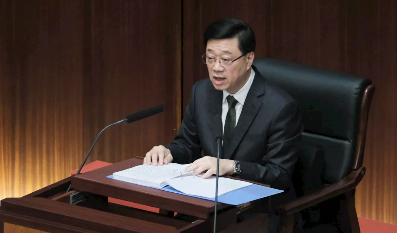 Hong Kong leader announces measures to address housing crisis in annual policy address