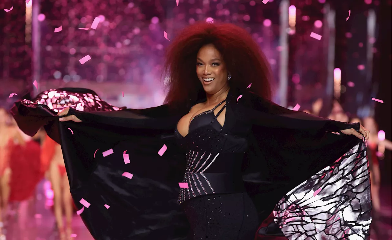 Tyra Banks walked the Victoria's Secret Fashion Show runway nearly 20 years after modeling retirement