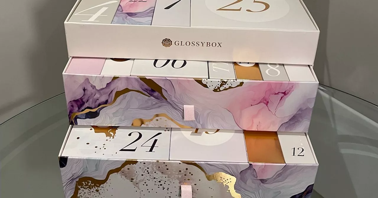 I unboxed the Glossybox £85 Beauty Advent Calendar worth £585