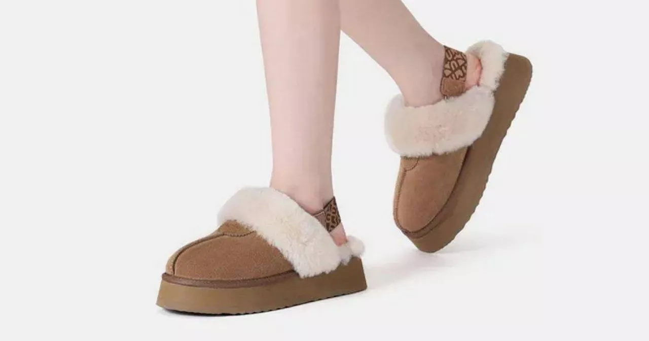 'Super comfortable' platform sheepskin slippers hit sale with nearly £100 off