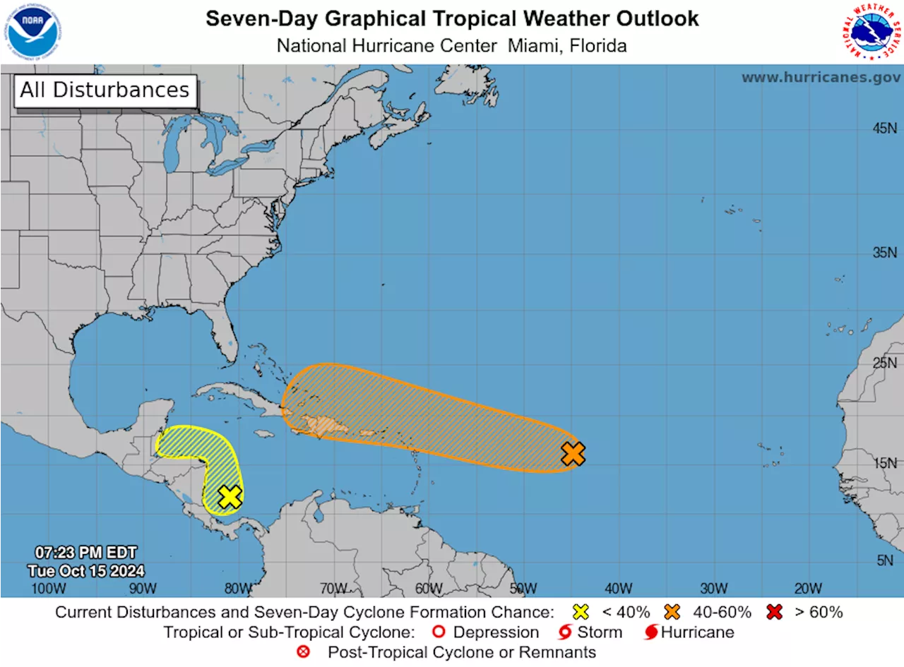 Potential Tropical Storm Nadine to Get 'Blocked' in Gulf of Mexico