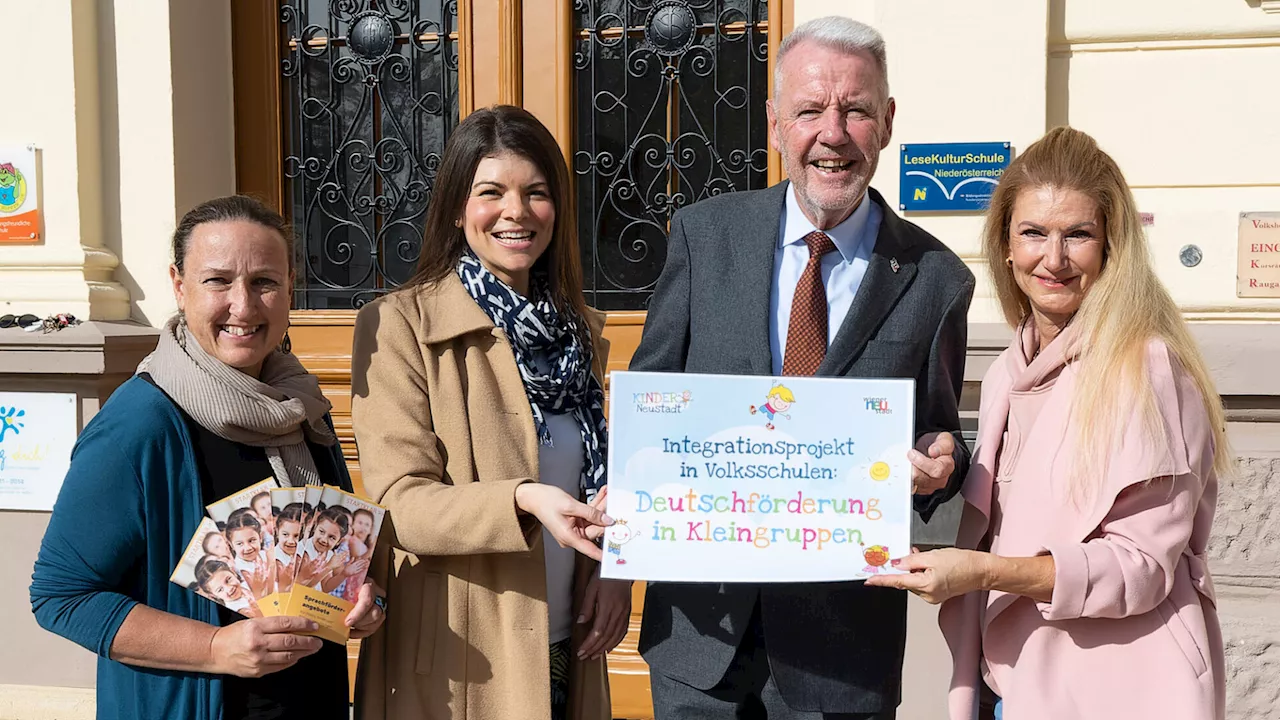 Deutschförderung in Kleingruppen in Wiener Neustädter Volksschulen