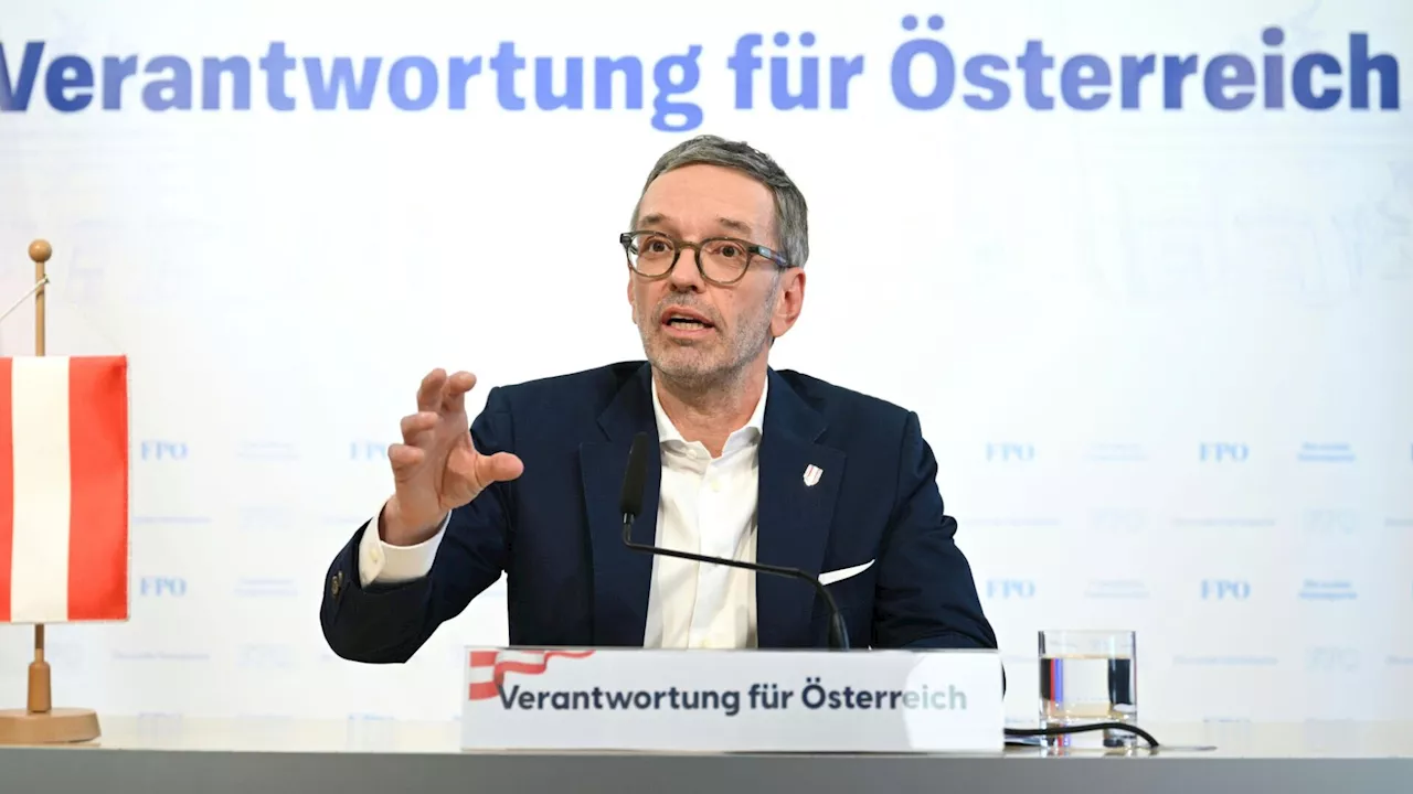 Kickl: Blau-Schwarz ist „nur Frage des Wollens“