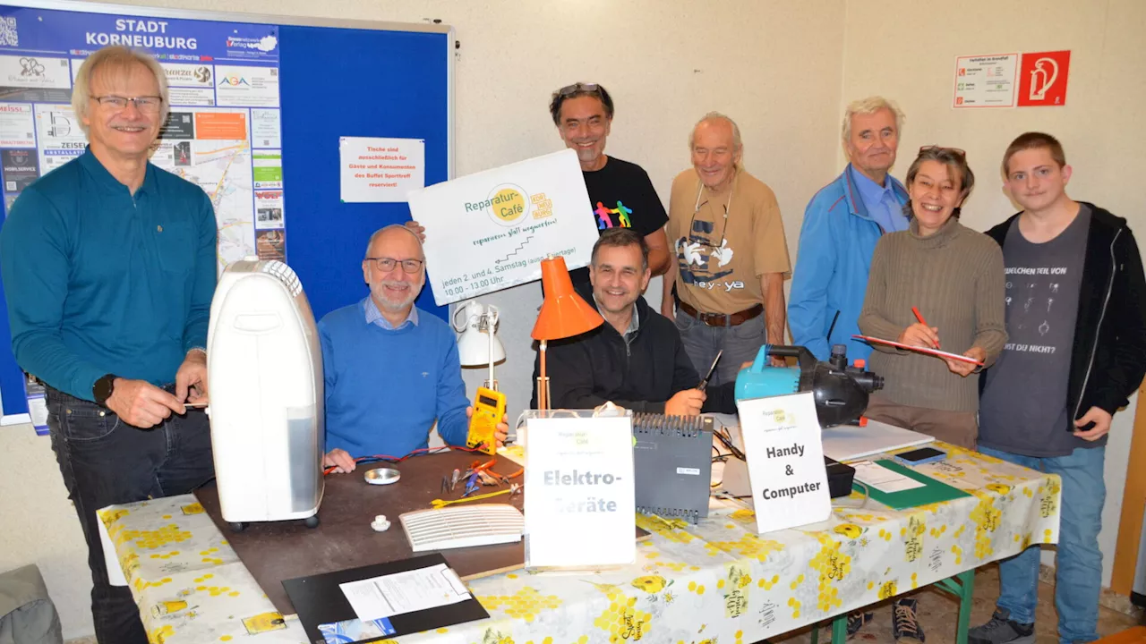 Reparatur-Café übersiedelte an barrierefreien Standort in Volksschule