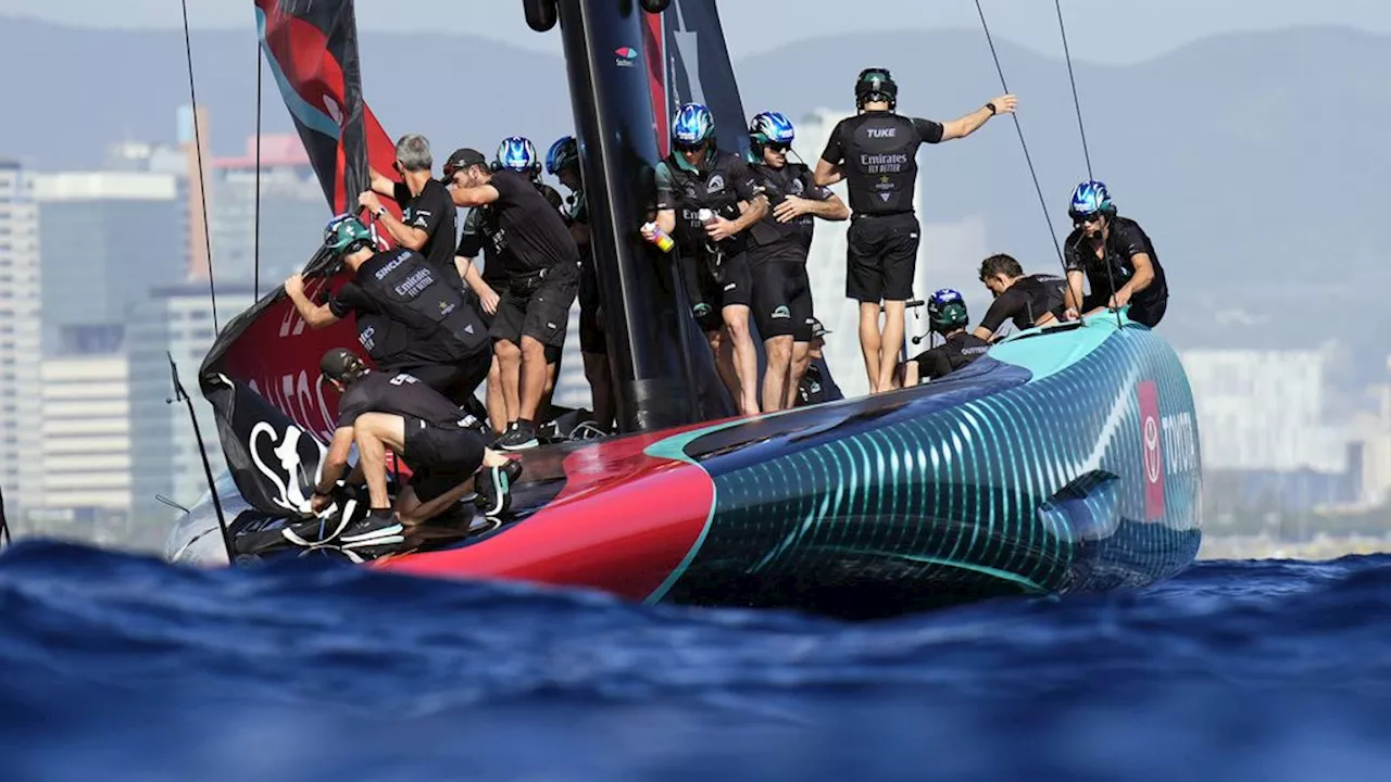 Zeilers Groot-Brittannië weer terug in race om America's Cup