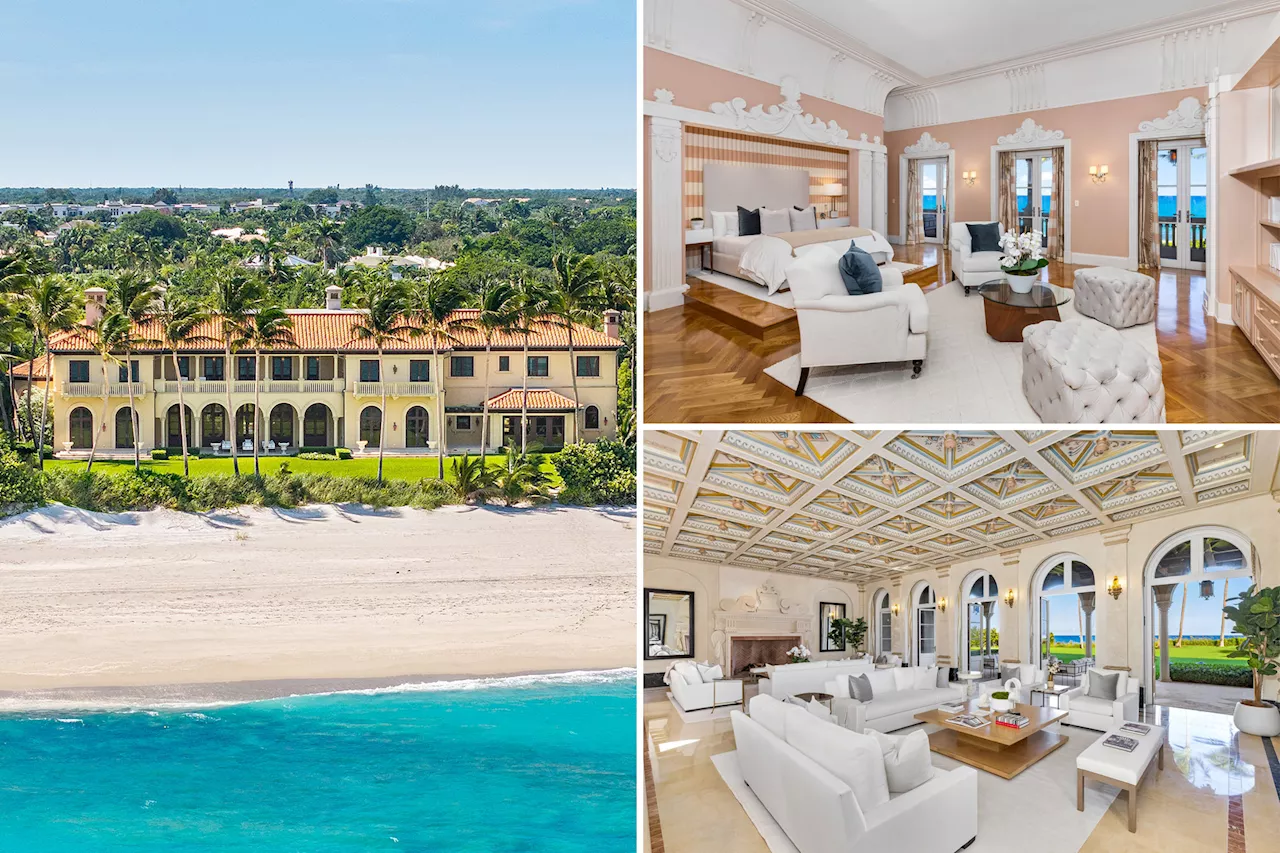 Grand Florida mansion lists for $59.5M -- after selling for $39.5M in 2021