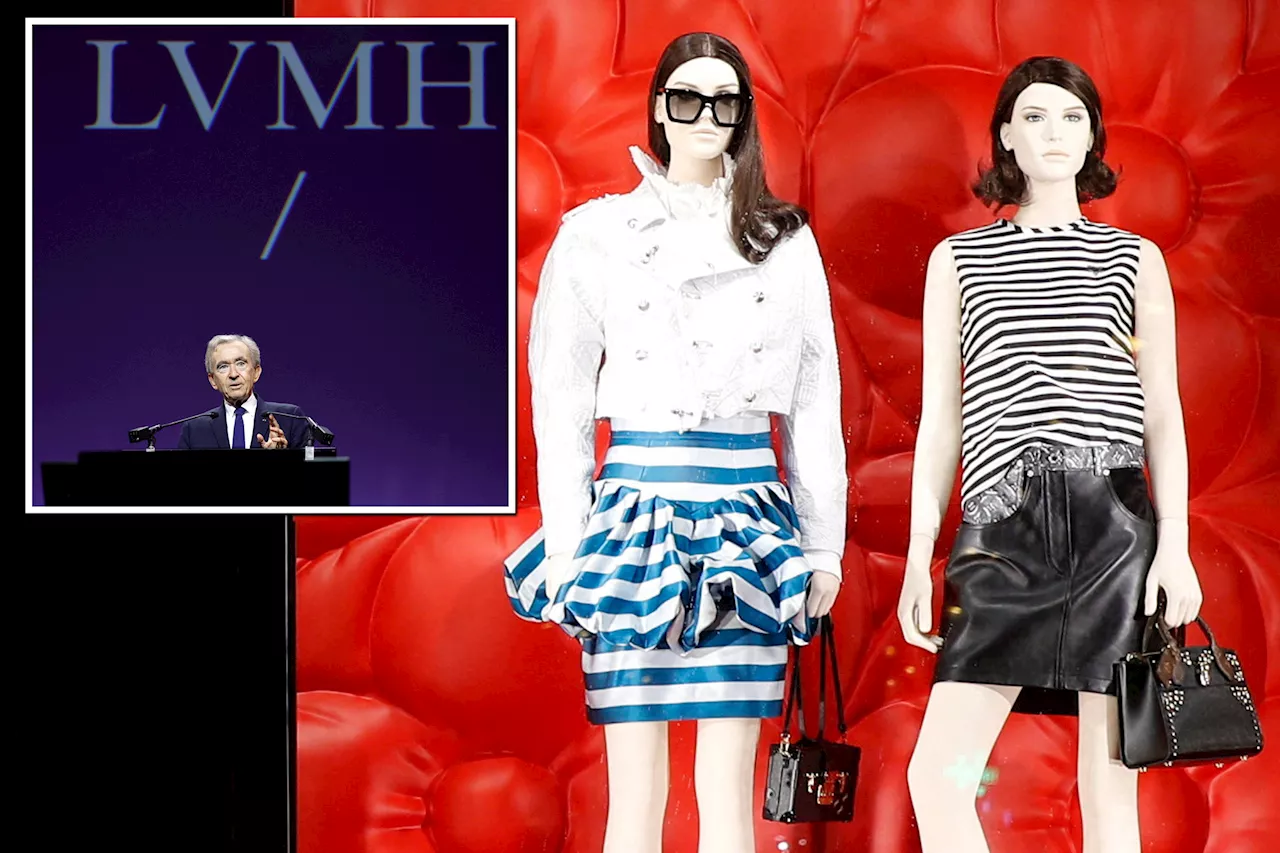 Louis Vuitton owner LVMH sales slump on weak China demand, shaking luxury sector