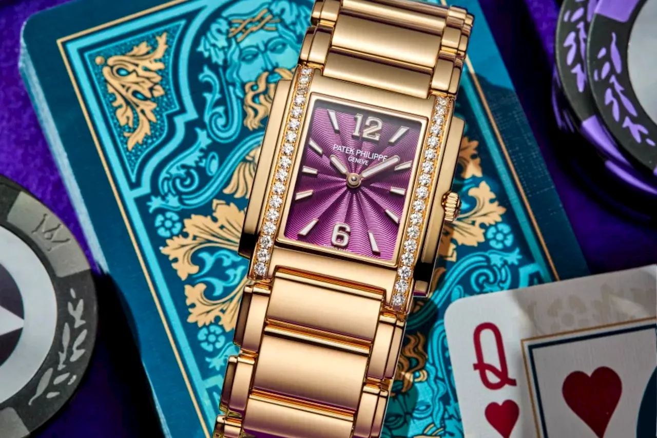 Patek Philippe’s new royal purple Twenty~4 watch is fit for a queen