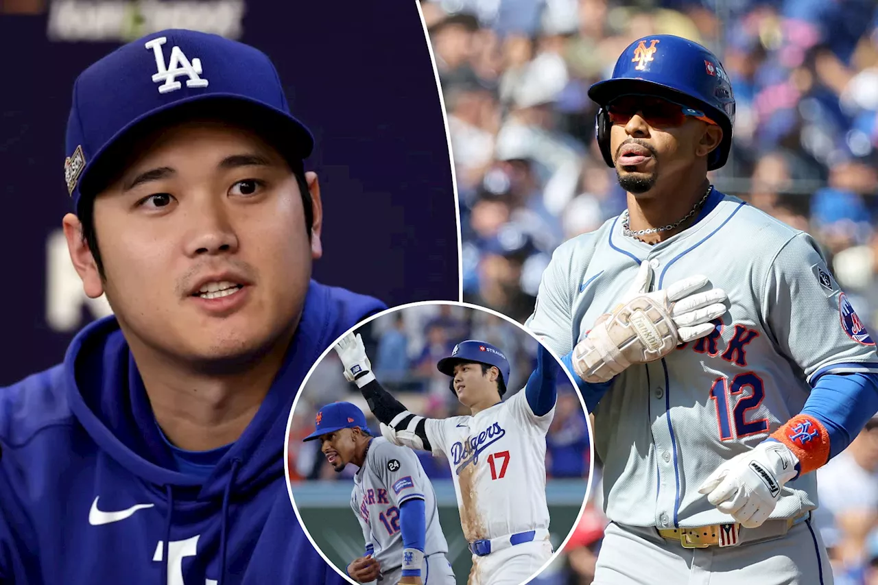 Shohei Ohtani feels 'connected' to Francisco Lindor as MVP candidates march through October