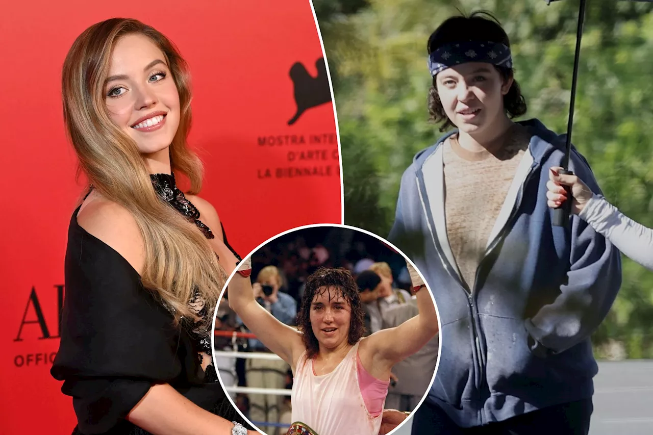 Sydney Sweeney looks unrecognizable sporting boxer Christy Martin's brown mullet for biopic