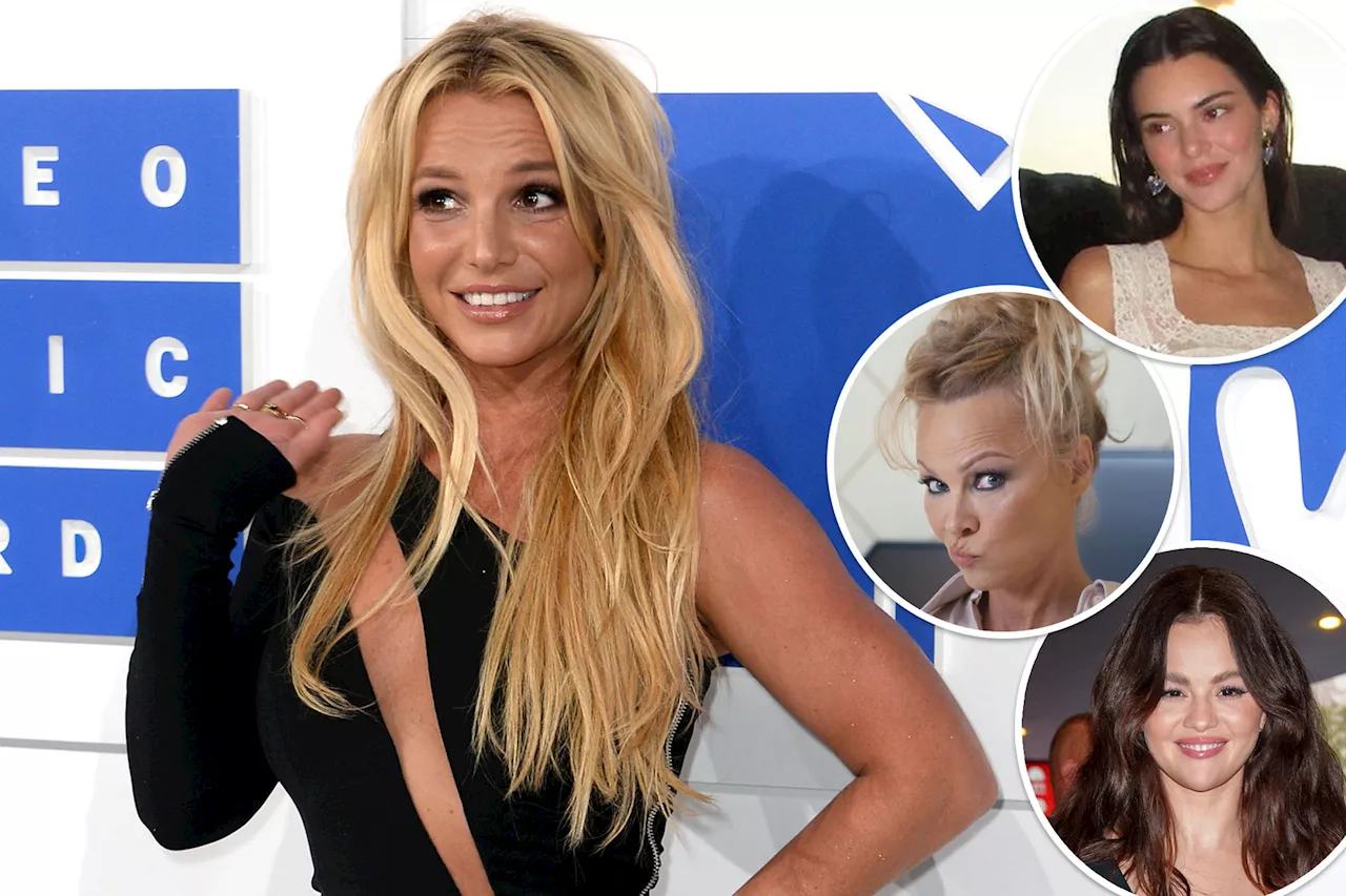 Britney Spears admits to having 'crazy girl crushes' on Selena Gomez, Kendall Jenner and Pamela Anderson