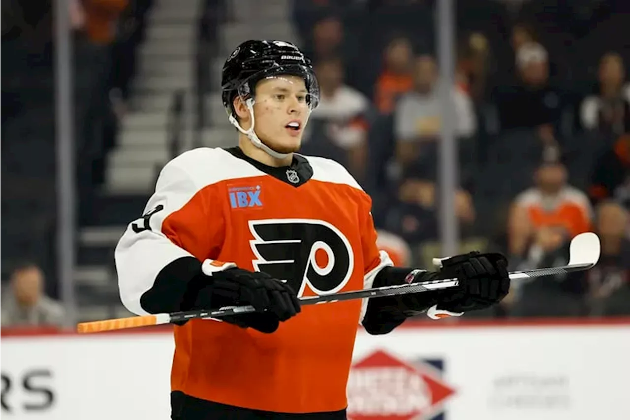 Flyers rookie Matvei Michkov scores his first two NHL goals in first period vs. Oilers