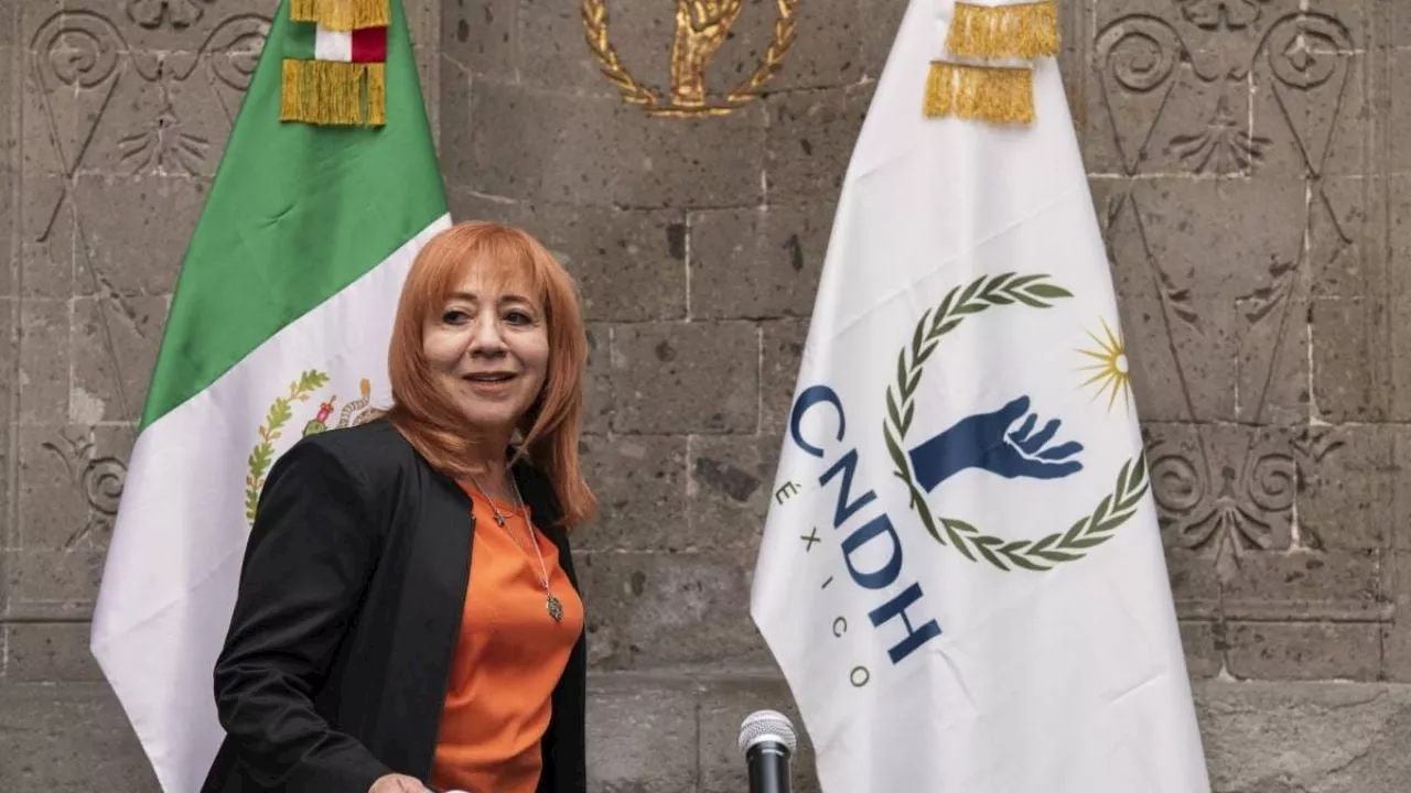 Morena aprueba registro de Rosario Piedra para reelegirse como titular de la CNDH