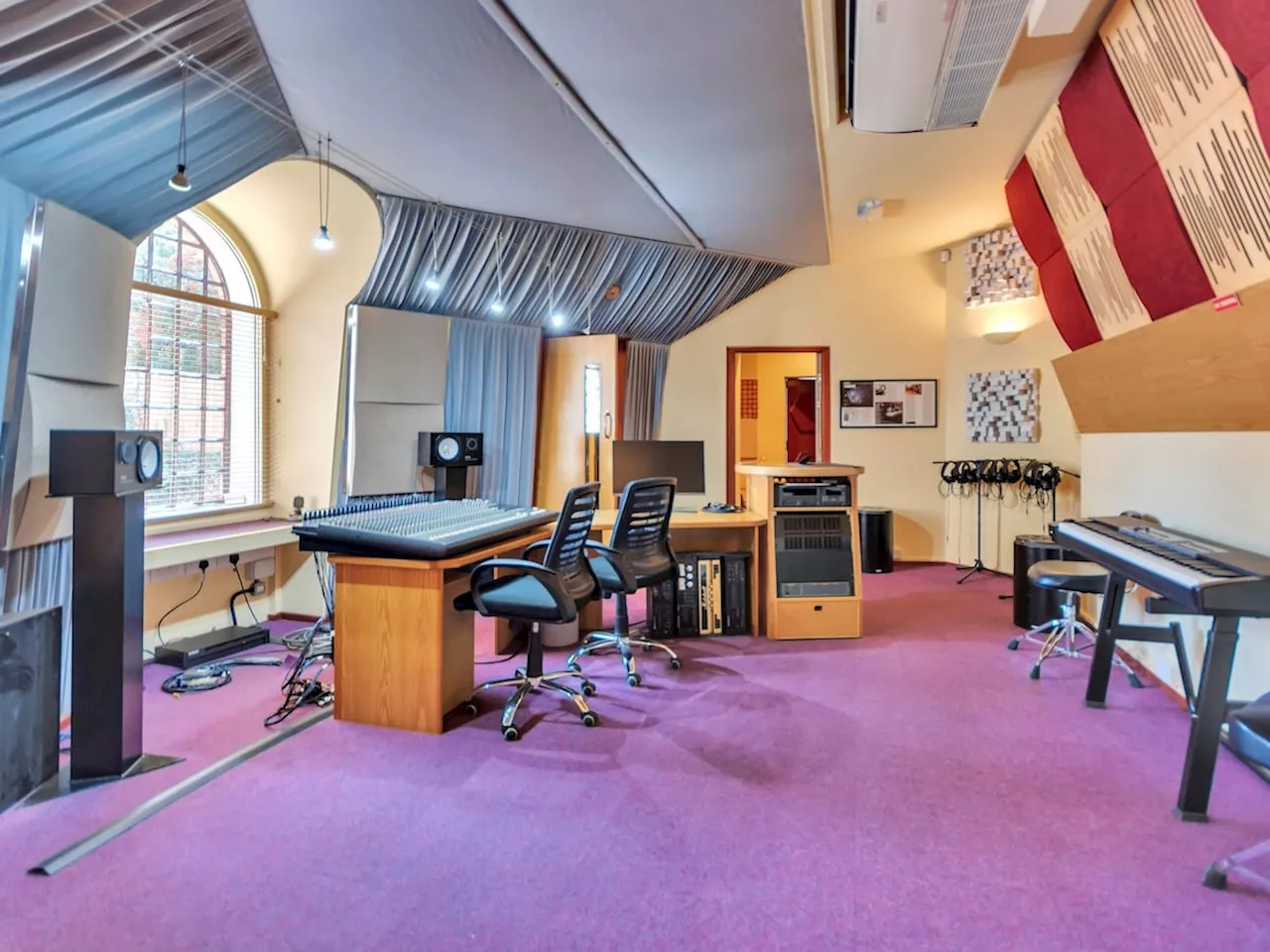 Oswestry recording studio, which has welcomed likes of Marillion and acclaimed choir, is up for sale