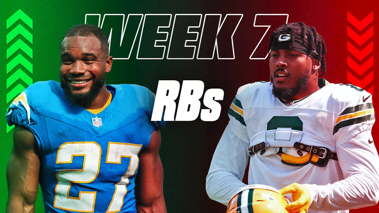 Running Back Start 'Em, Sit 'Em Picks For Fantasy Football Week 7