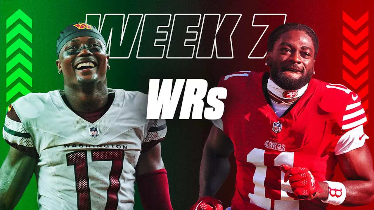 Wide Receiver Start 'Em, Sit 'Em Picks For Fantasy Football Week 7