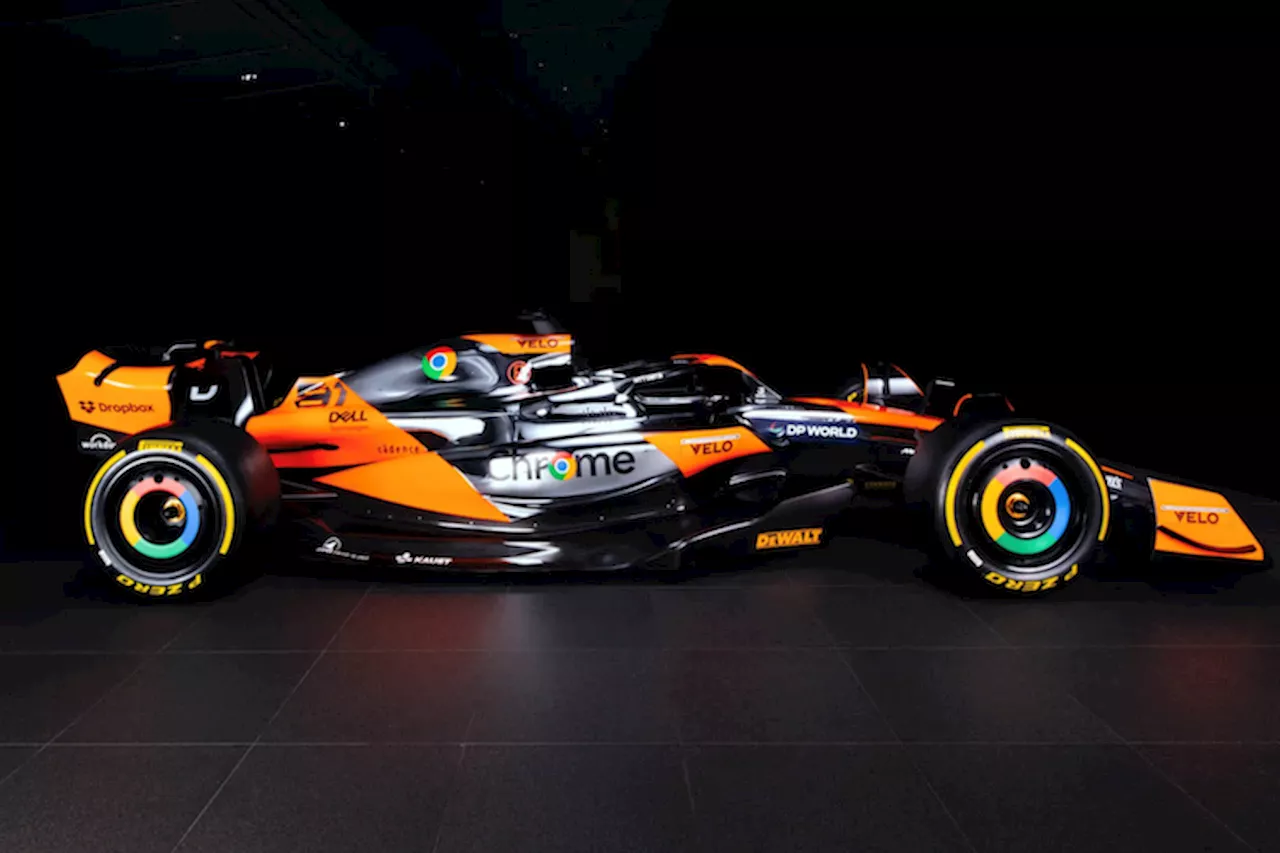 Lando Norris: McLaren in USA im Chrom-Look