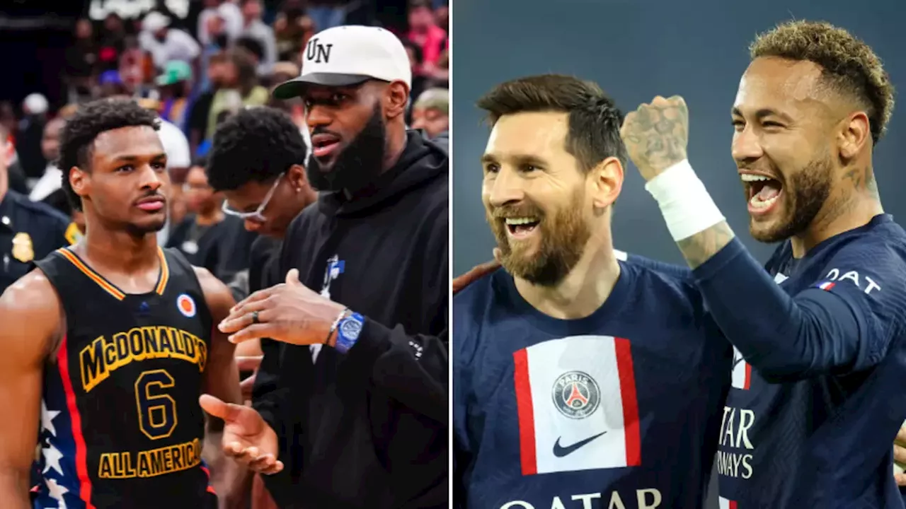 NBA icon LeBron James wants son Bronny to get special perk Lionel Messi and Neymar received