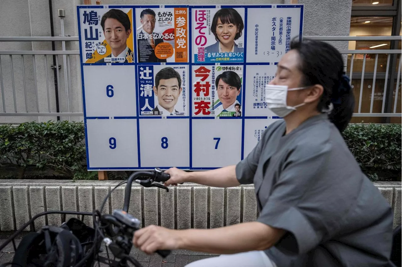 Record number of 314 women running in Japan general election