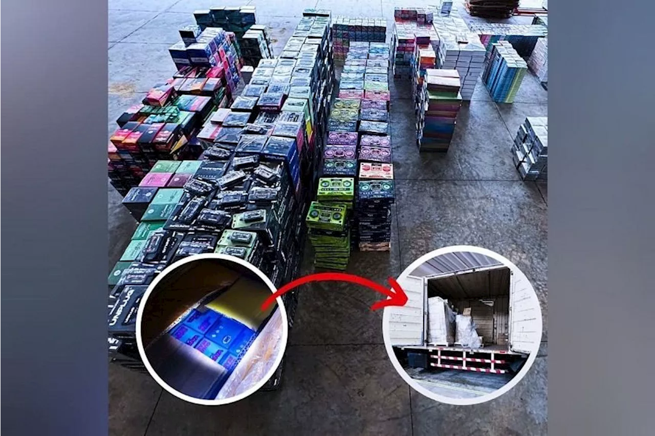 Singapore's ICA foils attempt to smuggle nearly 38,000 vape products; largest land checkpoint bust in 2024