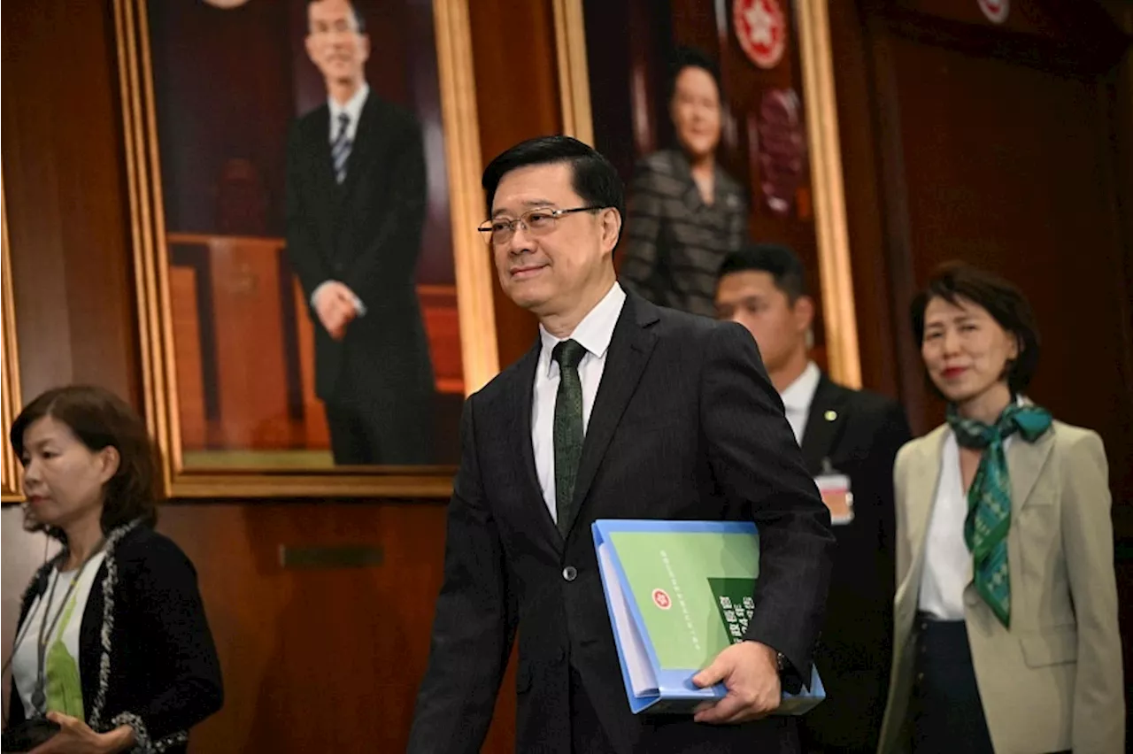 Hong Kong leader focuses on livelihood issues, positioning HK as global hub