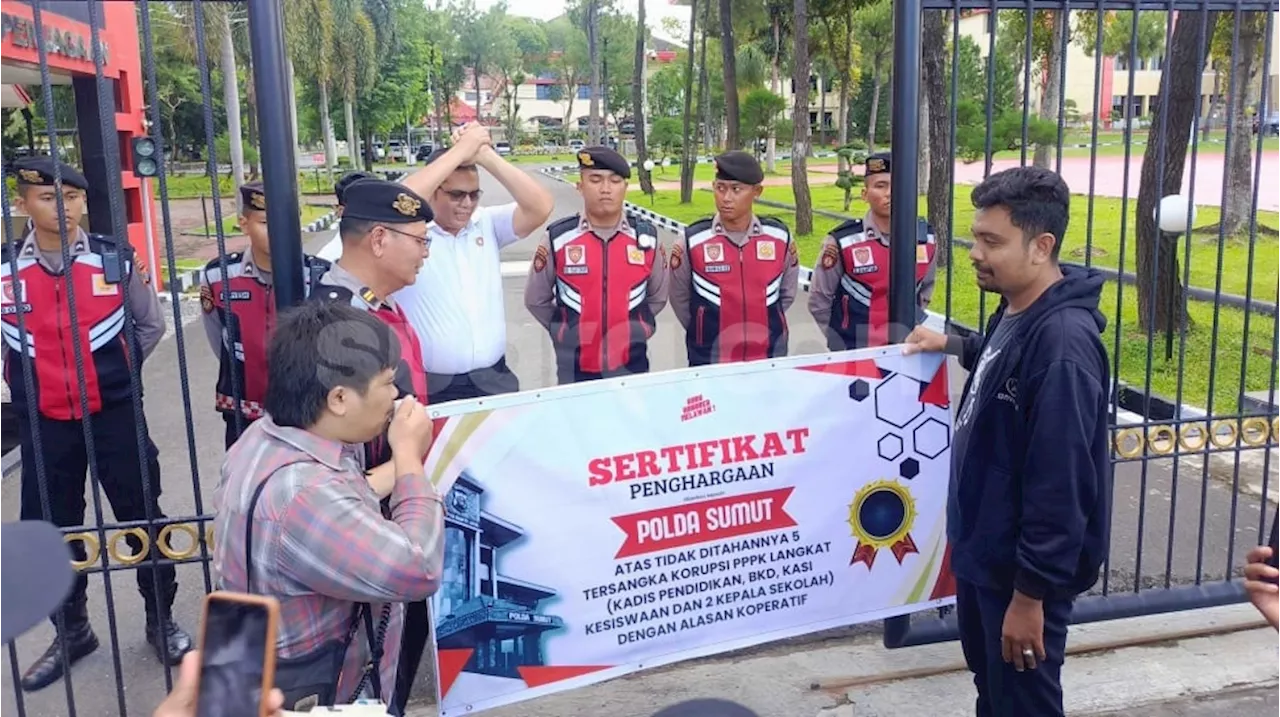 Polda Sumut Diganjar 'Penghargaan' karena Tak Tahan Tersangka Kasus PPPK Langkat