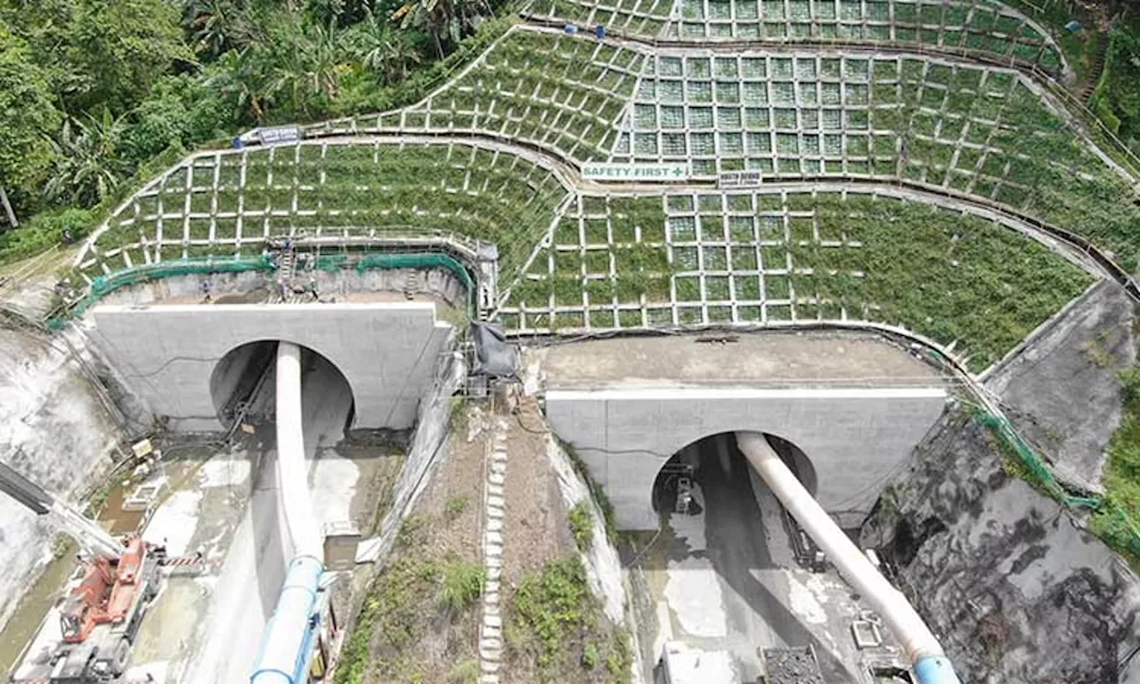 Concreting of Davao City Bypass tunnels invert lining over 70% completed