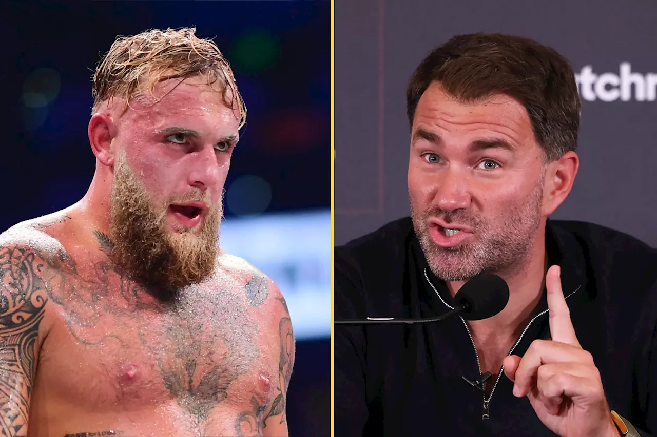 Jake Paul launches lawsuit against Eddie Hearn before awkward reunion at Mike Tyson fight as he...