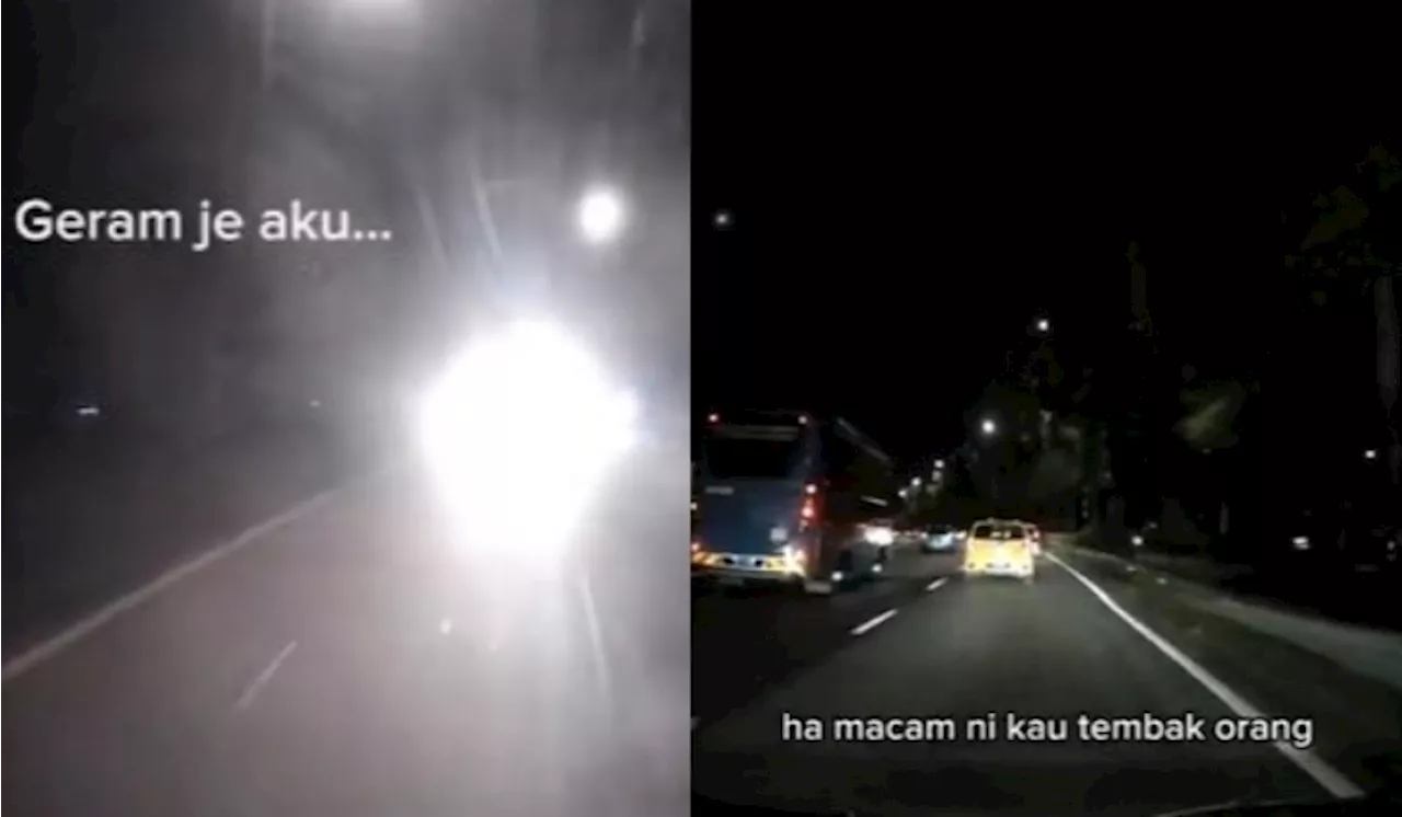 High Beam Revenge: Driver Responds To Blinding Lights On The Road