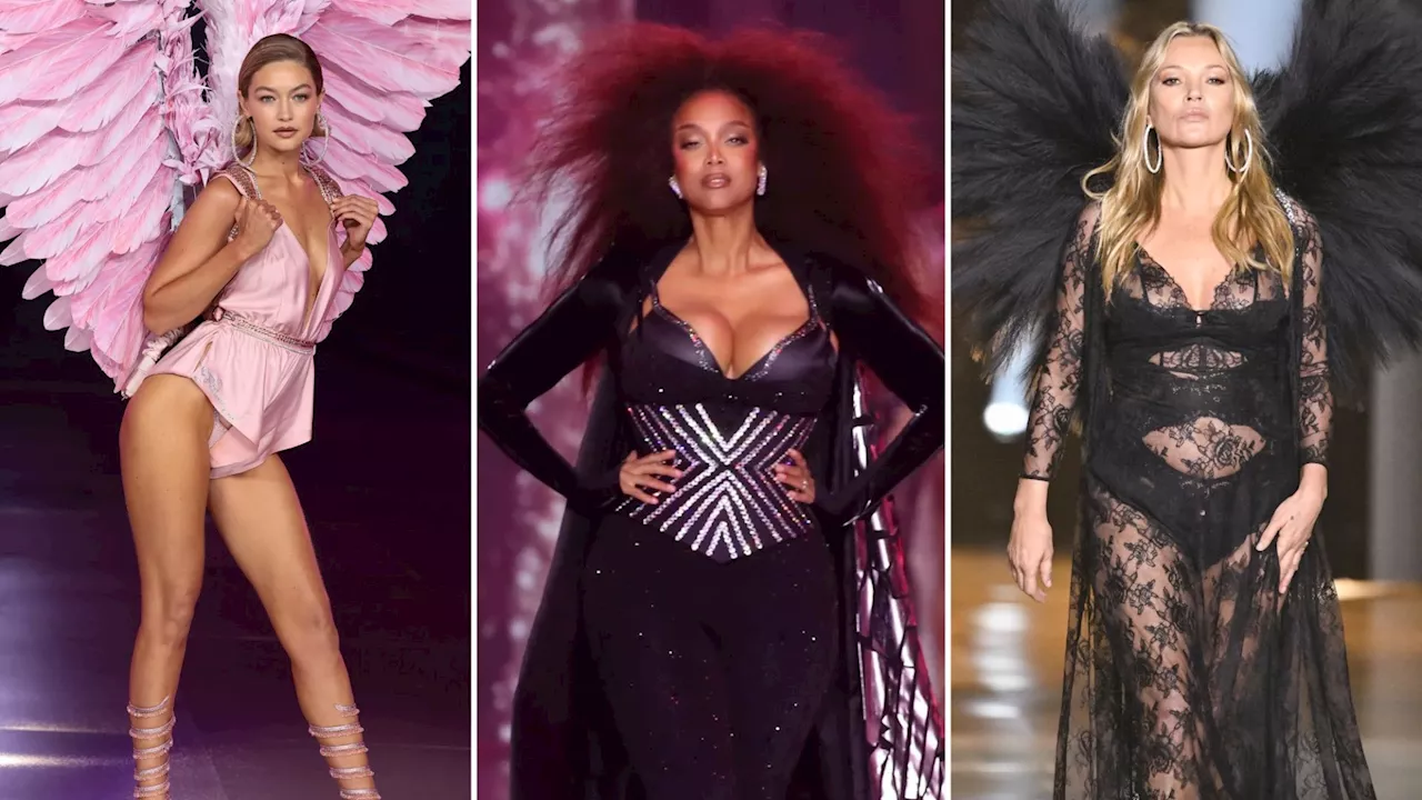 Gigi Hadid, Kate Moss and Adriana Lima stun at Victoria’s Secret Show – as Tyra Banks returns for first tim...