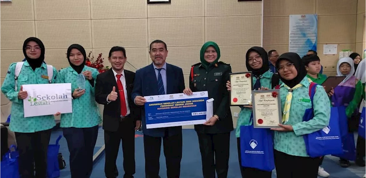 SMK Telok Kerang johan Anugerah Sekolah Lestari