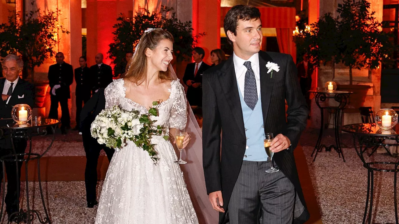 La boda real italiana de Lavinia Boncompagni Ludovisi y Raimondo Alliata di Villafranca