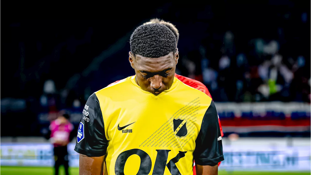 Cherrion Valerius geblesseerd: NAC Breda tot lente zonder rechtsback