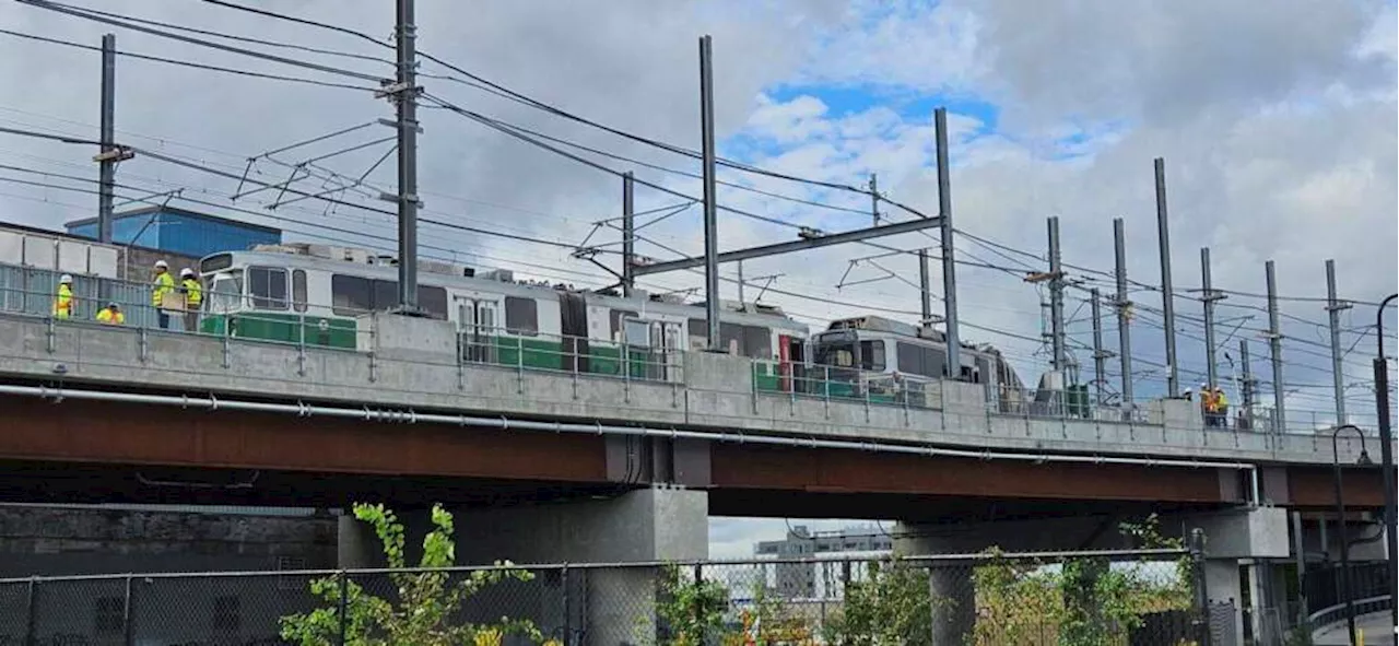 Report finds Green Line train that derailed was traveling 36 mph in 10 mph zone