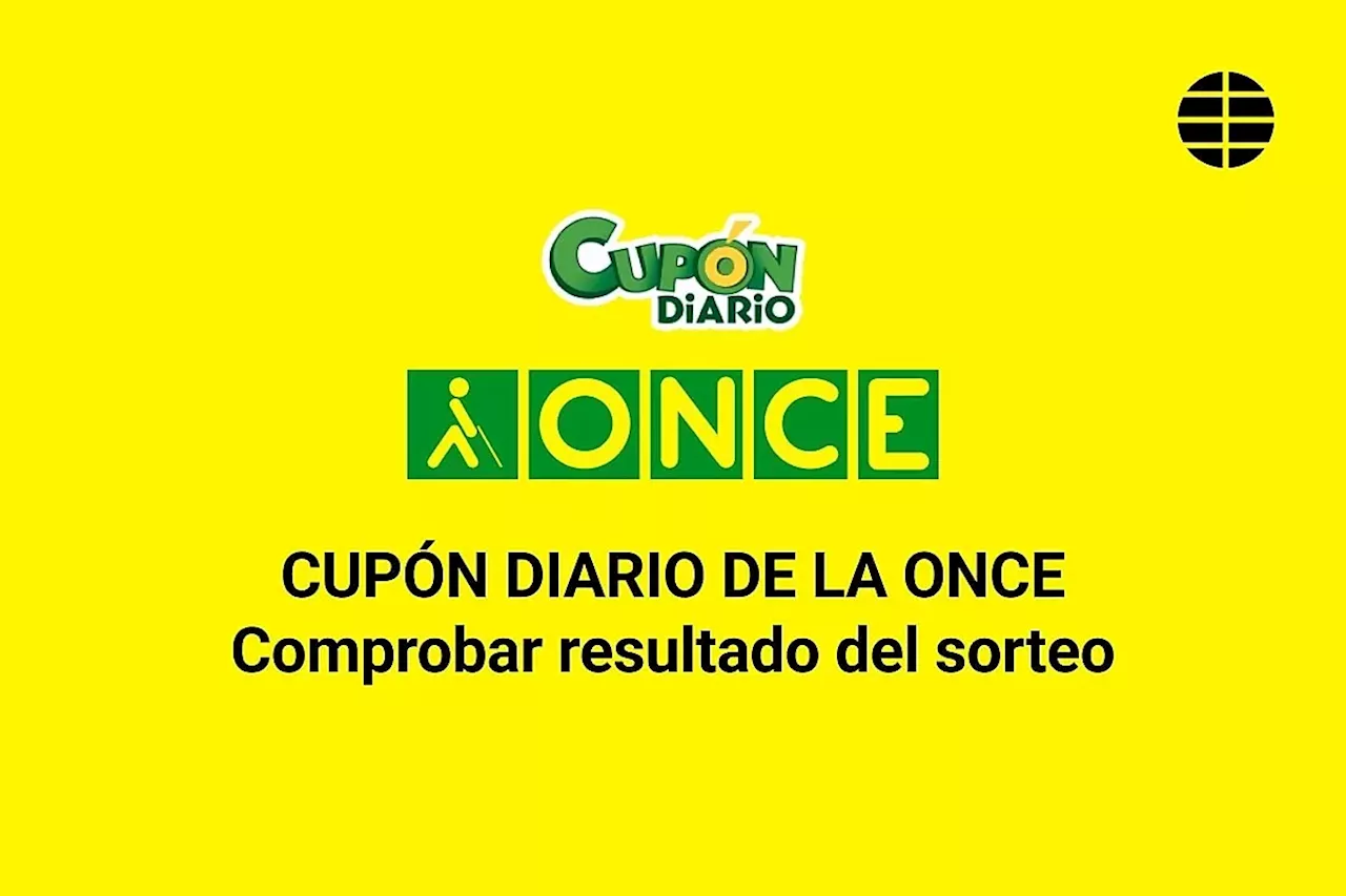 ONCE: Sorteo del Cupón diario del miércoles 16 de octubre de 2024