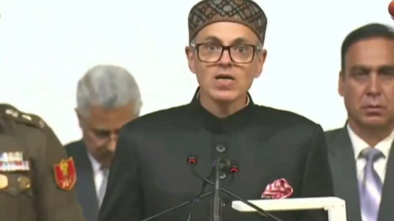 Omar Abdullah Takes Oath As Chief Minister Of Jammu And Kashmir