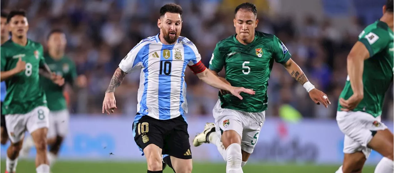 Con tripleta de Lionel Messi, Argentina trituró a Bolivia