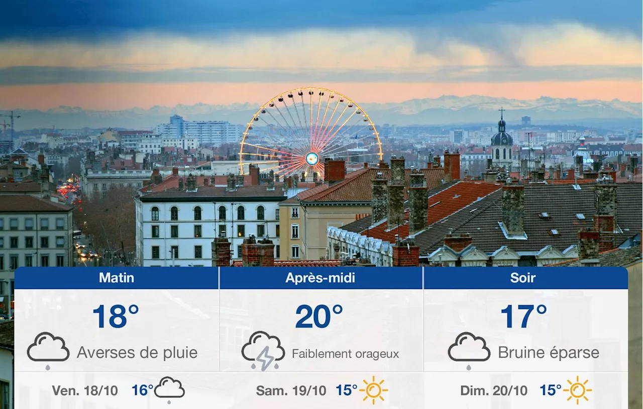 Météo Lyon: prévisions du jeudi 17 octobre 2024