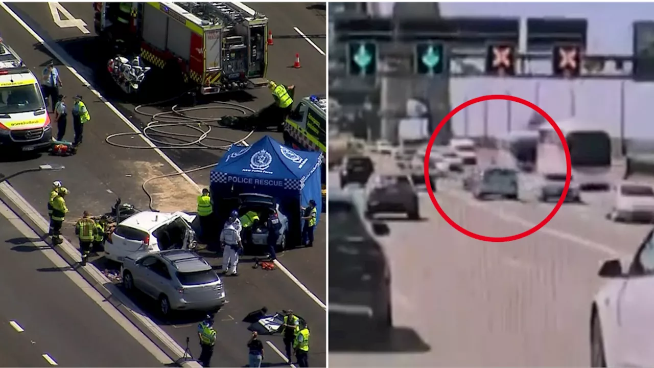 Final moments before two killed in horrific crash on Sydney Harbour Bridge