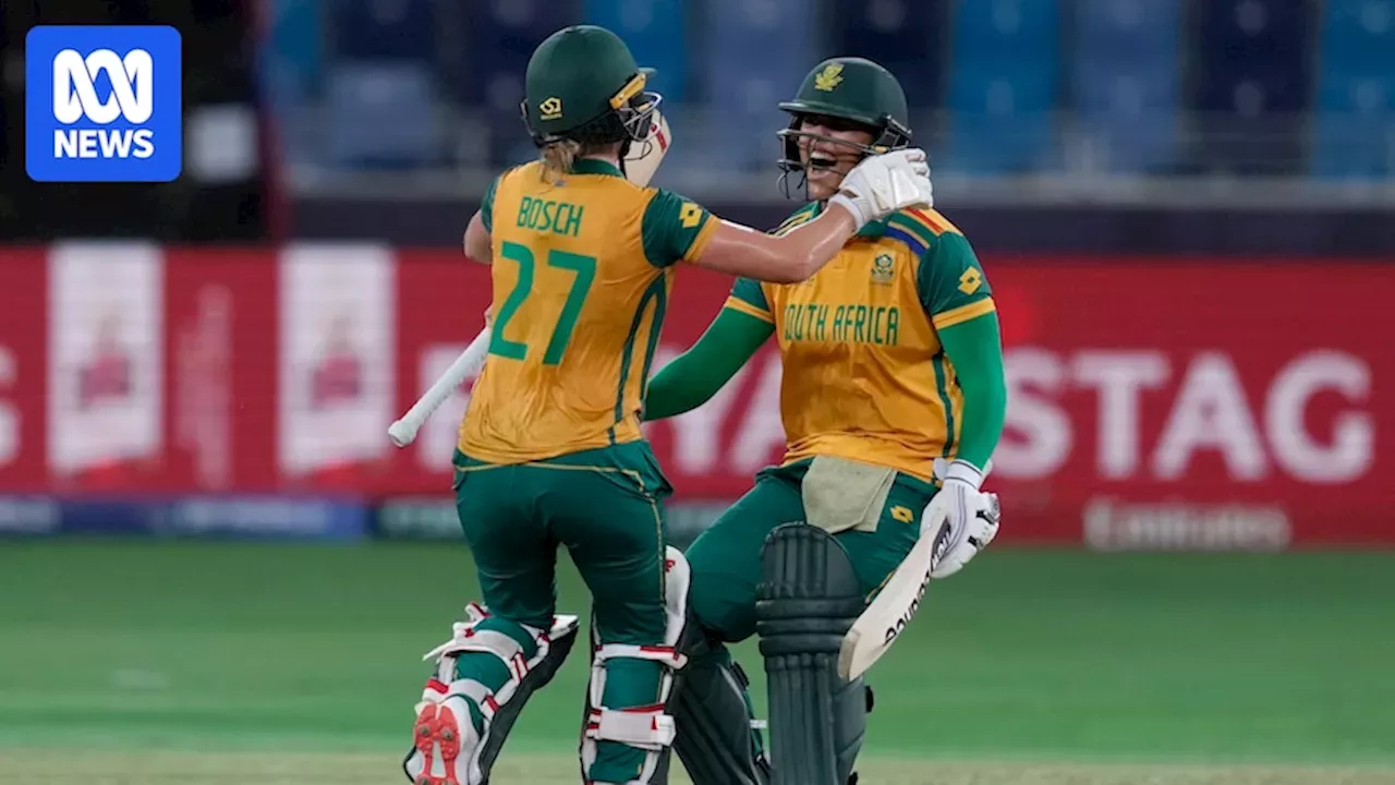 Australia defeated by South Africa in ICC Women's T20 World Cup