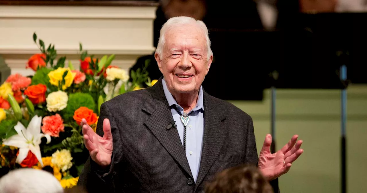 Jimmy Carter, at age 100, casts his ballot by mail in the presidential election